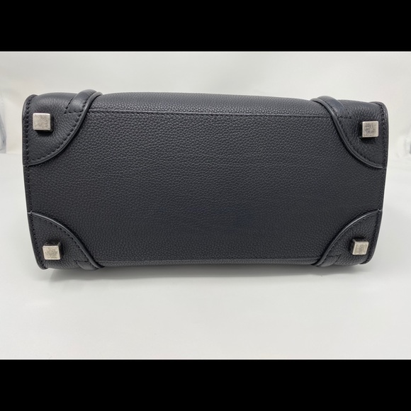 Celine Micro Luggage Handbag-Drummed Calfskin - Picture 7 of 7